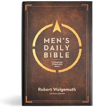 CSB Men's Daily Bible, Hardcover