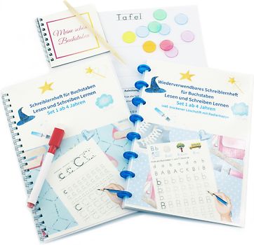 Schreiblernheft für Buchstaben Lesen und Schreiben Lernen