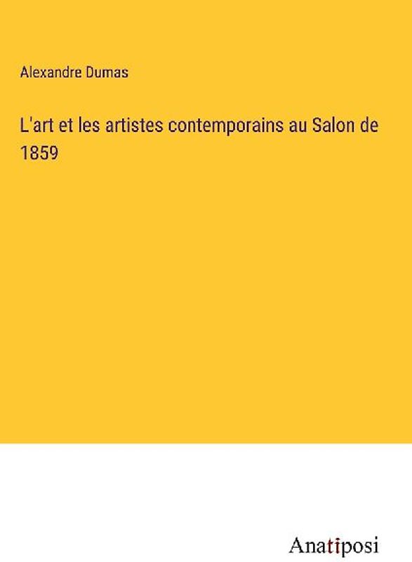 L'art et les artistes contemporains au Salon de 1859