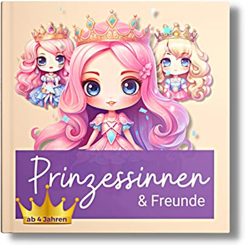 Malbuch Prinzessin & Freunde: Das Prinzessinnen Malbuch ab 4-8 Jahren. Mit super tollen Motiven. Die perfekte Geschenkidee für Mädchen.