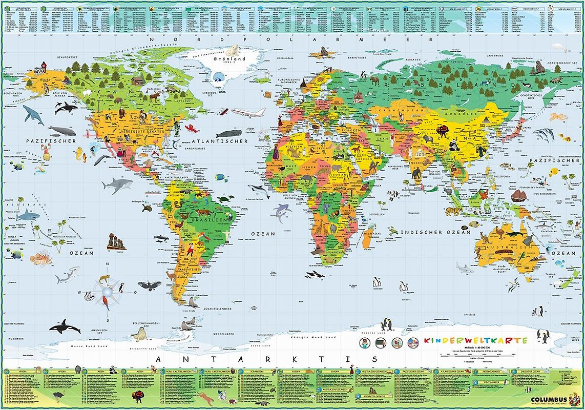 Kinder-Deutschlandkarte