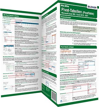Pivot-Tabellen (PivotTable) Microsoft Excel 365 / Excel 2021 - 2024