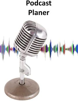 Podcast Planer | Arbeitsbuch zur Vorbereitung, Organisation & Planung deiner Podcast Folgen: 120 Seiten Platz für über 50 Folgen mit allen relevanten ... und geplant in die Sendung starten