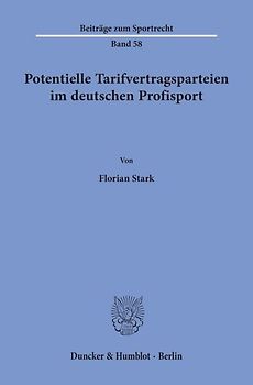 Potentielle Tarifvertragsparteien im deutschen Profisport.