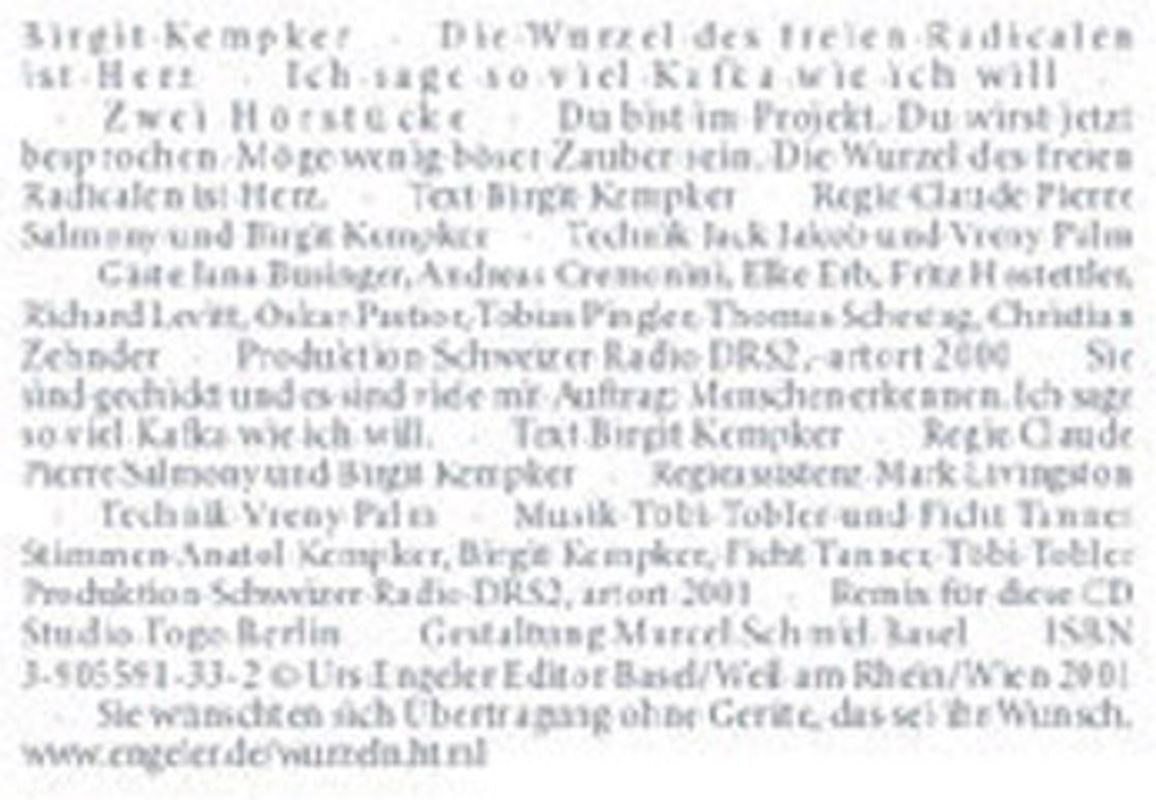 Die Wurzel des freien Radicalen ist Herz