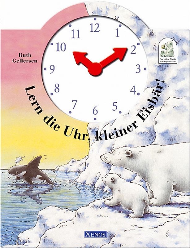 Lern die Uhr, kleiner Eisbär