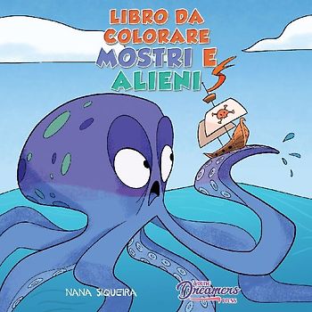 Libro da colorare Mostri e alieni