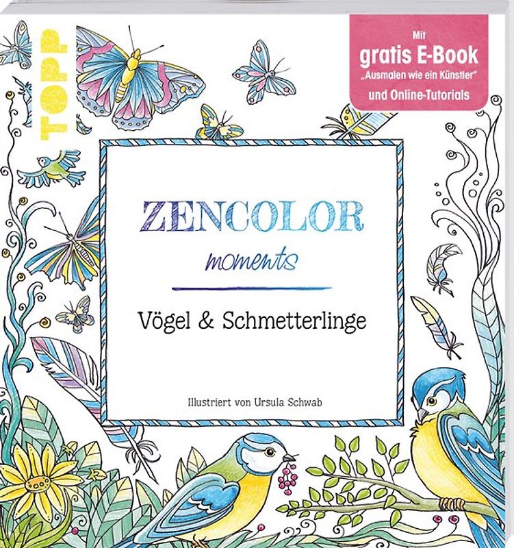 Zencolor moments Vögel & Schmetterlinge