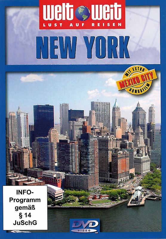 New York mit Bonusfilm "Mexiko City" / Reihe: welt weit (1 DVD, Länge: ca. 80 Min.) DVD