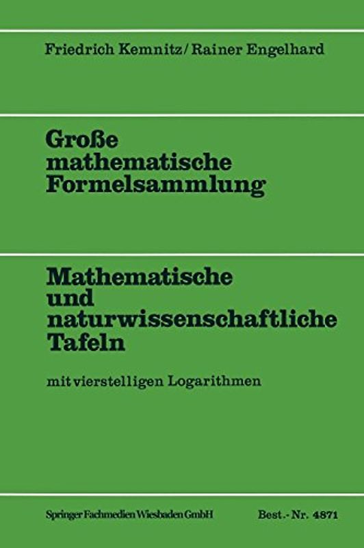 Große mathematische Formelsammlung