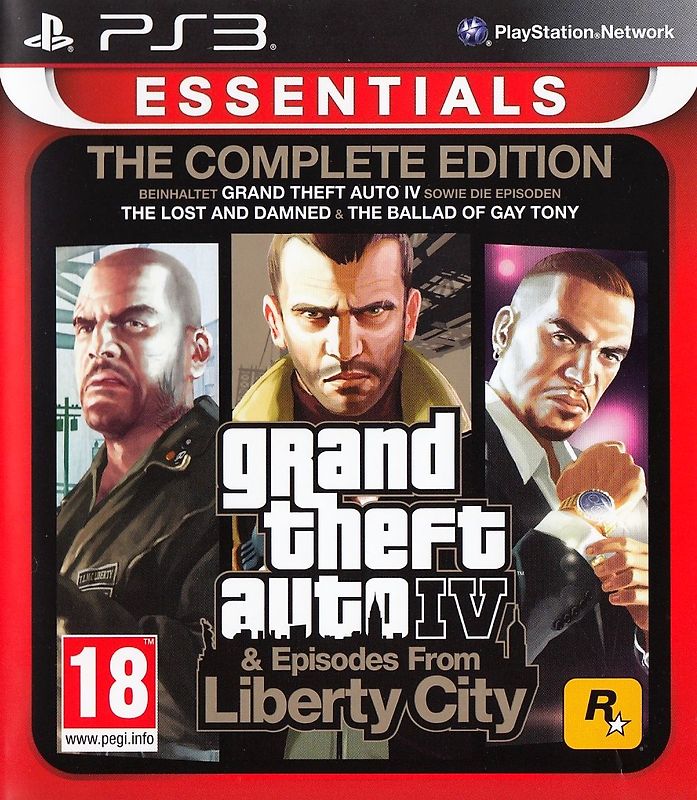 Grand Theft Auto IV [The Complete Edition, Essentials, AT Import] PlayStation 3
