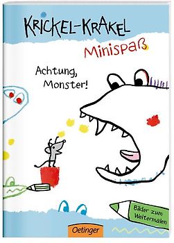 Krickel-Krakel-Minispaß. Achtung, Monster! Bilder zum Weitermalen