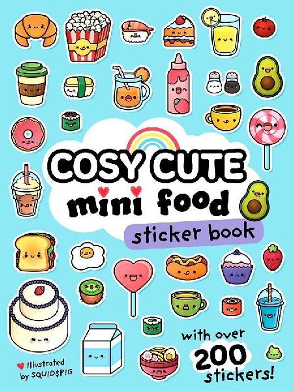 Cosy Cute Mini Food Sticker book