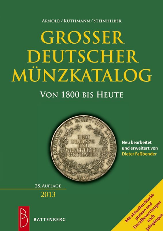 Großer deutscher Münzkatalog von 1800 bis heute