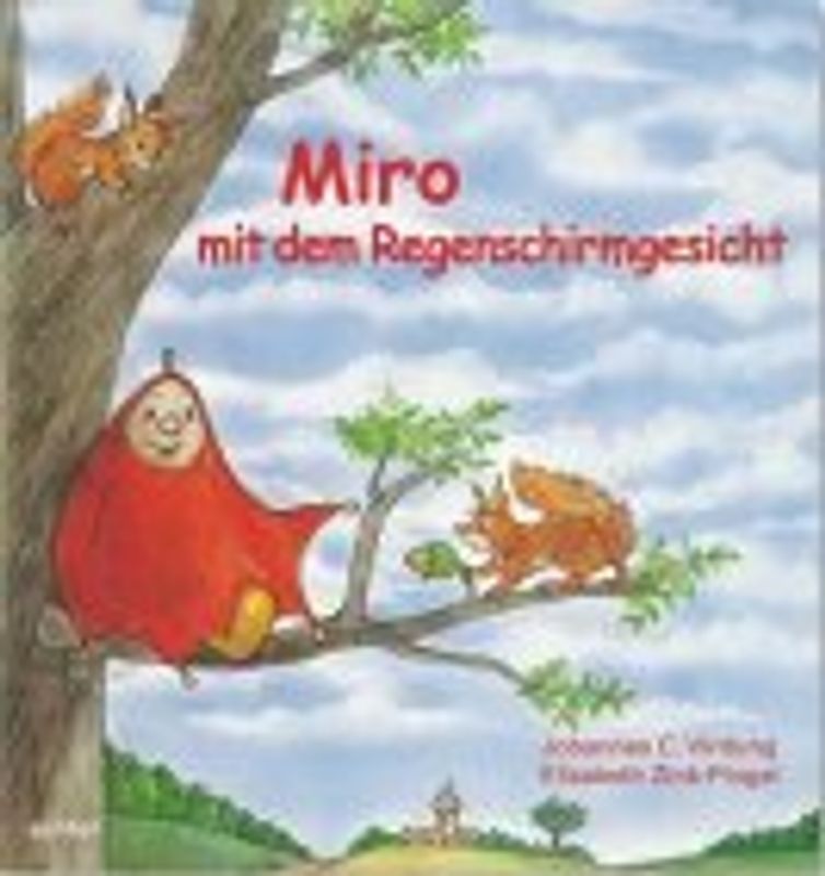 Miro mit dem Regenschirmgesicht
