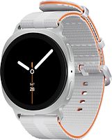 Samsung Galaxy Watch8 44 mm Cassa in alluminio silver con Athleisure Band M/L white [Wi-Fi]