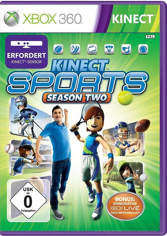 Kinect Sports: Season Two [Kinect erforderlich, Bundle Copy, Internationale Version] Xbox 360