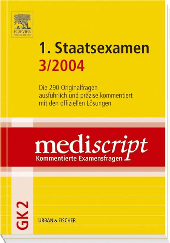 GK2, 1. Staatsexamen 3/04