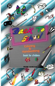 Back to scool: Coloring and handwriting book