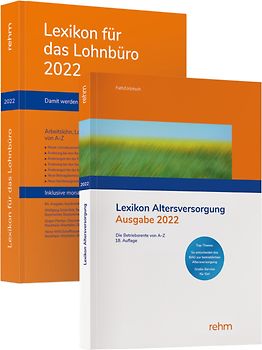 Buchpaket Lexikon für das Lohnbüro und Lexikon Altersversorgung 2022
