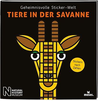 Geheimnisvolle Sticker-Welt: Tiere in der Savanne