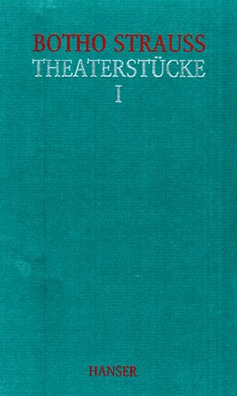 Theaterstücke I