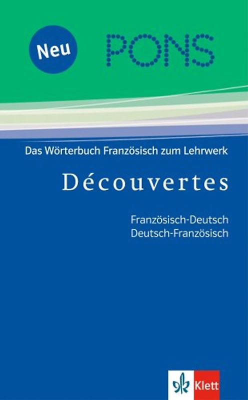 Découvertes / PONS Découvertes Wörterbuch. Französisch-Deutsch /Deutsch-Französisch