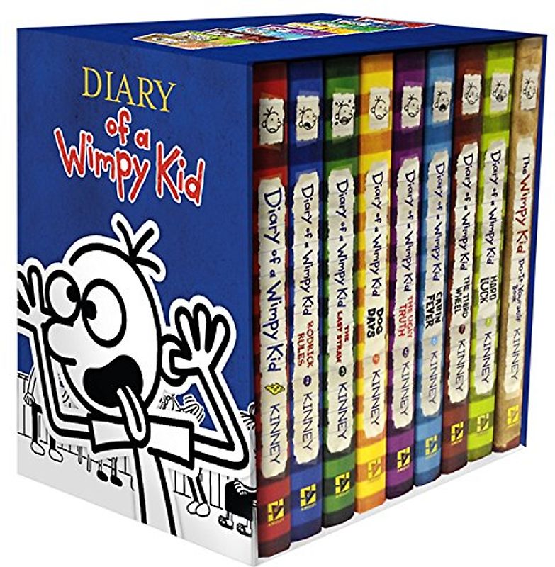 Diary of a Wimpy Kid Box of Books 1-8 + the Do-It-Yourself Book - Kinney, Jeff