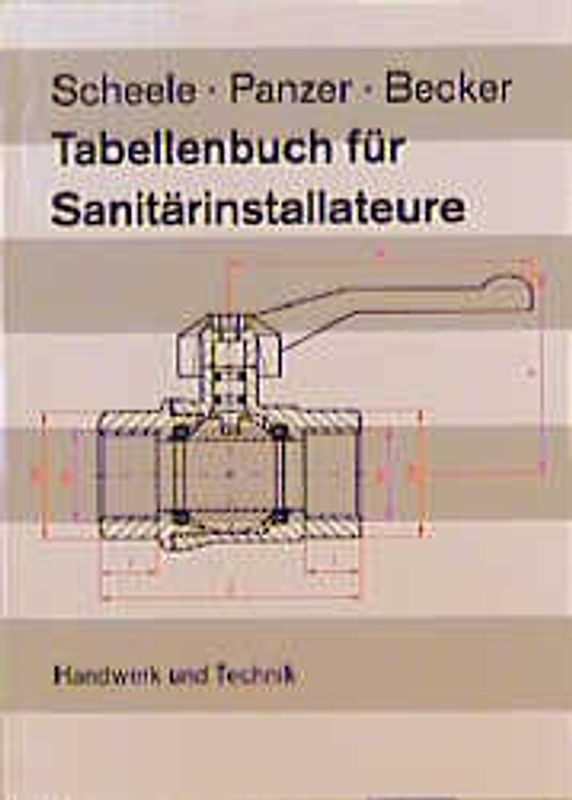 Tabellenbuch für Sanitärinstallateure