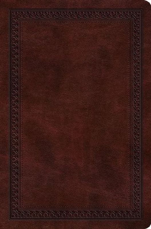 ESV Value Compact Bible (Trutone, Mahogany, Border Design)
