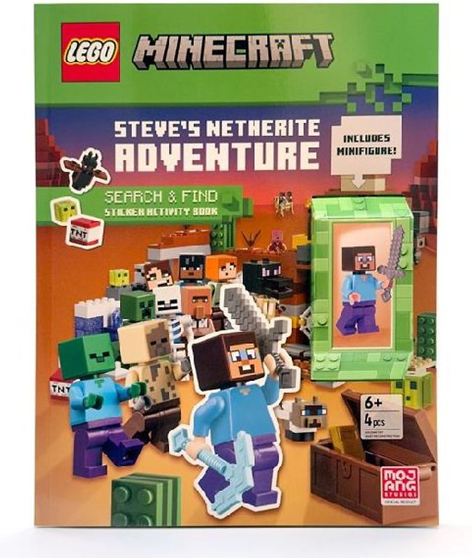 Steve's Netherite Adventure (Lego Minecraft)