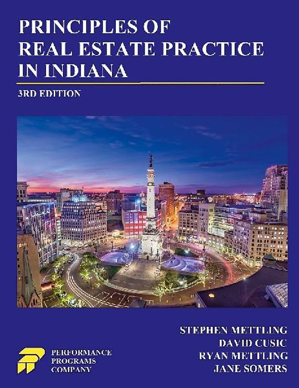 Principles of Real Estate Practice in Indiana