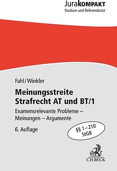 Meinungsstreite Strafrecht AT und BT/1