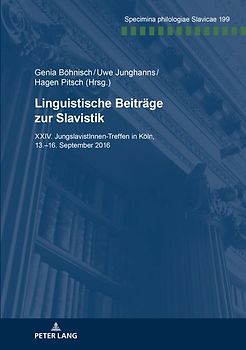 Linguistische Beiträge zur Slavistik