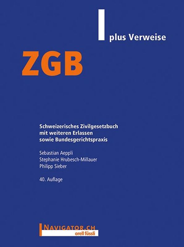 ZGB plus Verweise