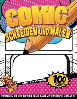 Kreatives Comic Skizzieren: Erstellen Sie Ihre Eigenen Comics | Malutensilien Für Kinder 9-12 Zeichenblock | Junge 14 Jahre Geschenkideen