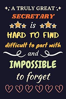 Secretary Gifts: Lined Notebook Journal Paper Blank, a Gift for Secretary to Write in (Volume 3)