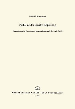 Probleme der sozialen Anpassung