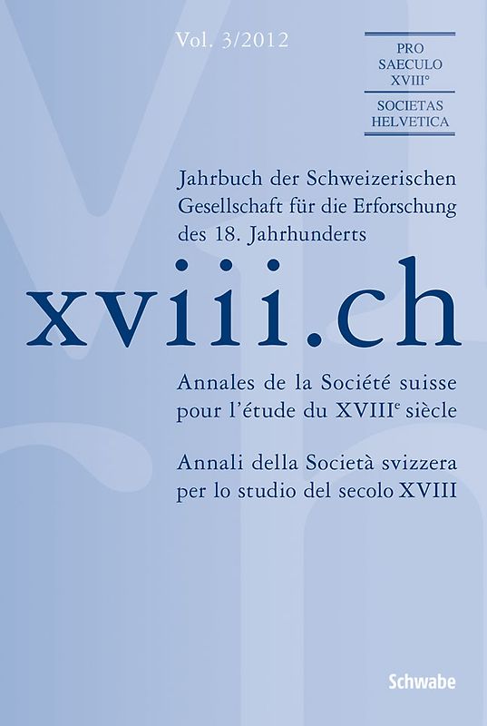 xviii.ch Vol. 3/2012