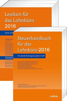 Buchpaket Lexikon für das Lohnbüro und Steuerhandbuch 2016
