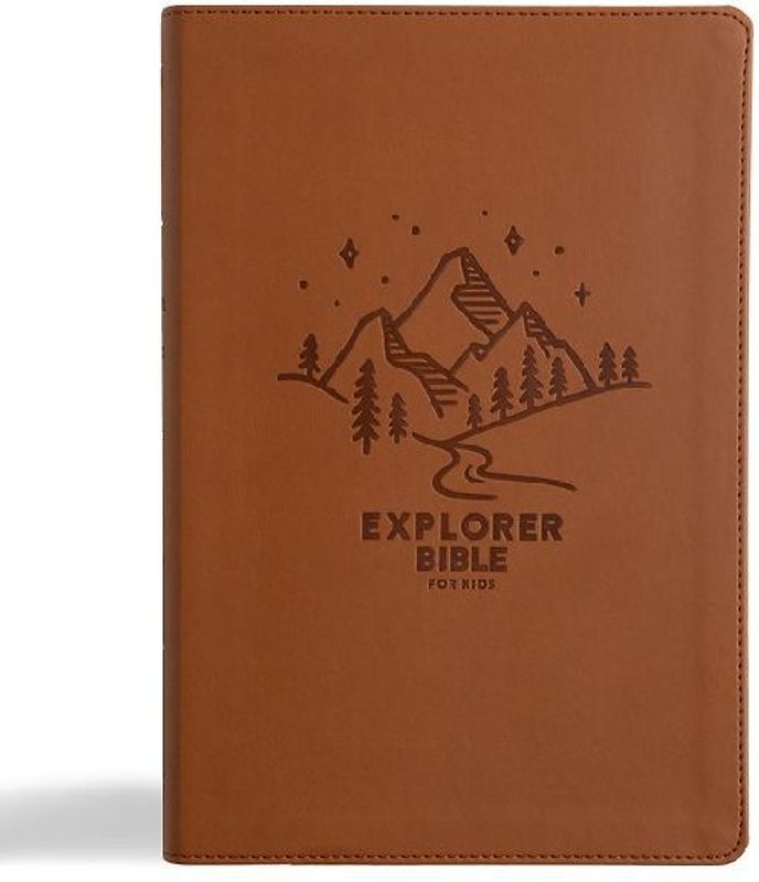KJV Explorer Bible for Kids, Brown Leathertouch, Indexed