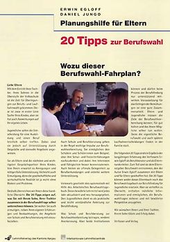Berufswahltagebuch / 20 Tipps zur Berufswahl
