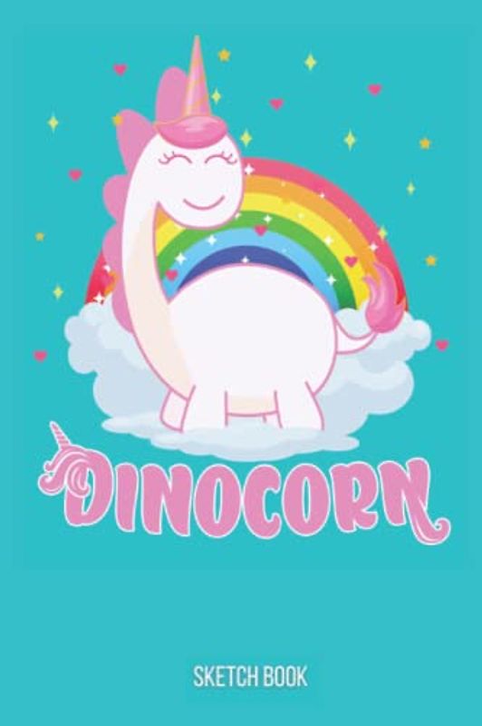 Dinocorn Sketch Book: For Unicorn and Dinosaur Lovers