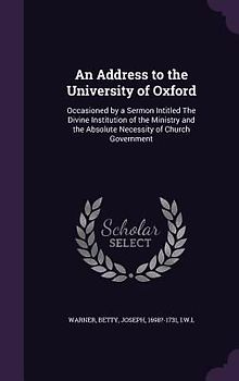 An Address to the University of Oxford