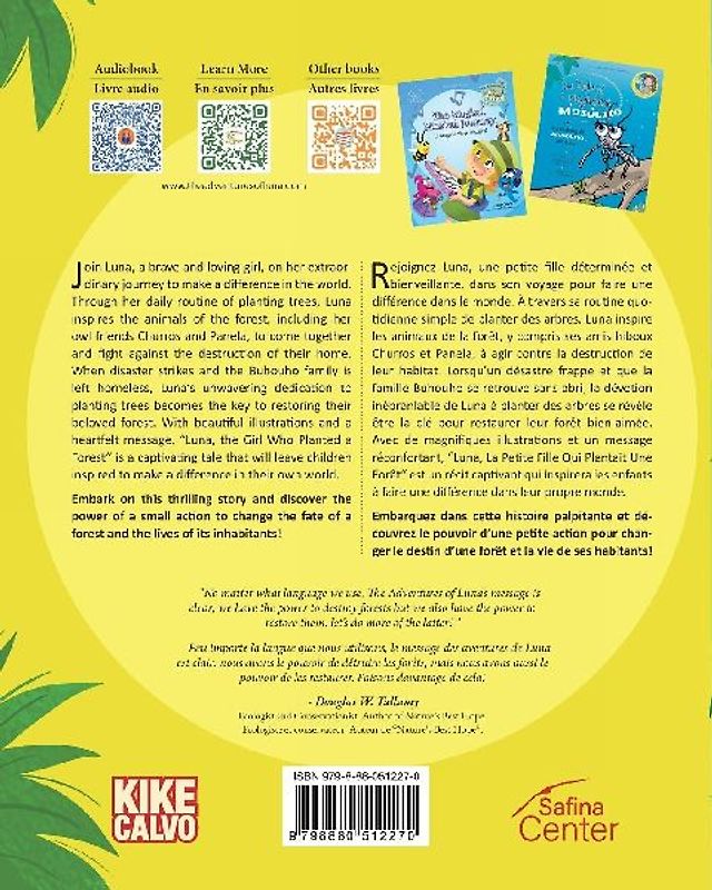 La Petite Fille qui Plantait une Forêt  (Bilingual Book English ¿ French)