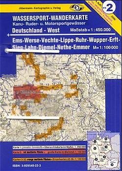 Deutschland West für Kanu- und Rudersport mit Ems - Lippe - Ruhr - Wupper - Erft - Sieg - Lahn - Diemel - Emmer