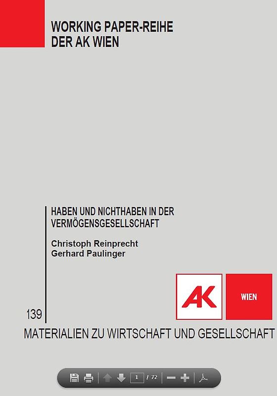 Haben und Nichthaben in der Vermögensgesellschaft