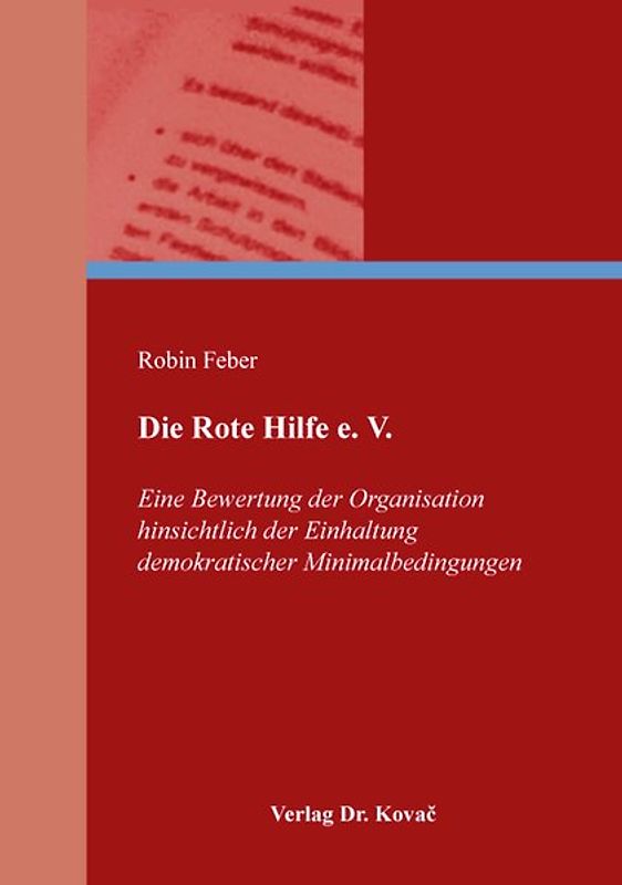 Die Rote Hilfe e. V.