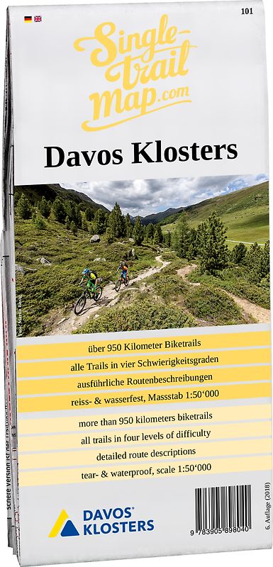 Singletrail Map 101 Davos Klosters