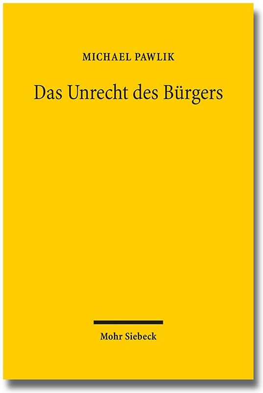 Das Unrecht des Bürgers